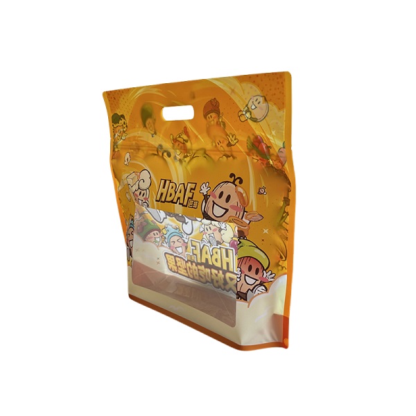 Three Edge Sealed Zipper Stand-Up Pouch Bag