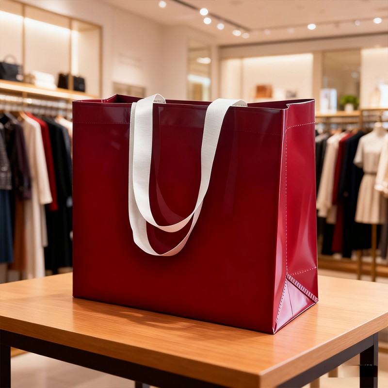 Torby na wynos z papieru pakowego laminowanego PP