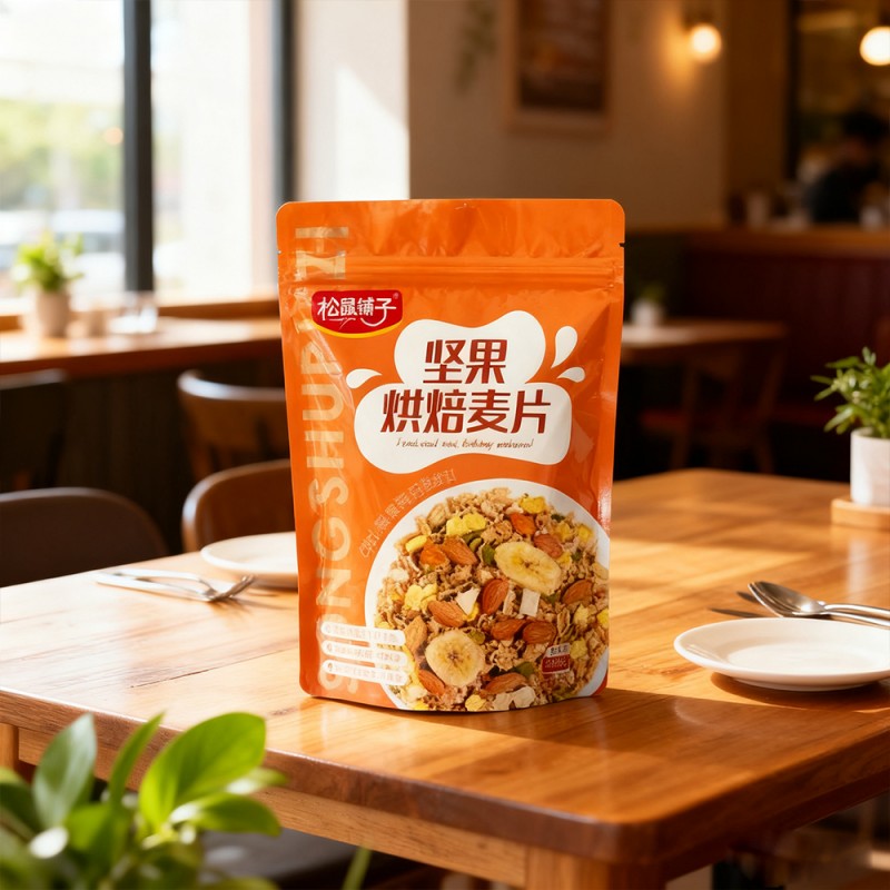 Torba stojąca z trzema krawędziami, zapinana na zamek błyskawiczny